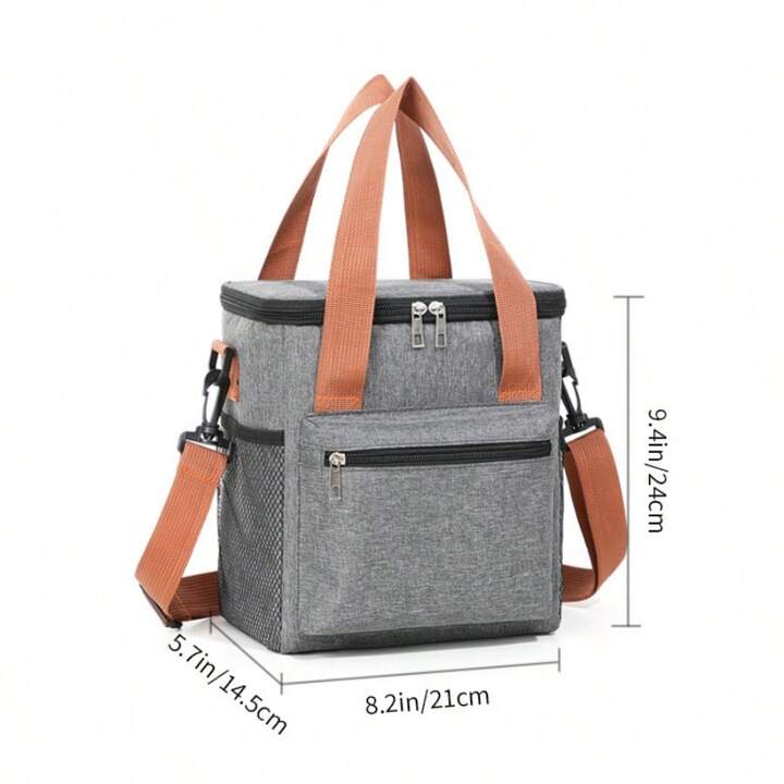 Picnic Thermal Insulated Bag, Large Capacity Lunch Bag, Office Bento Lunch Bag Picnic Thermal Insulated Bag, Large Capacity Lunch Bag, Office Bento Lunch Bag
